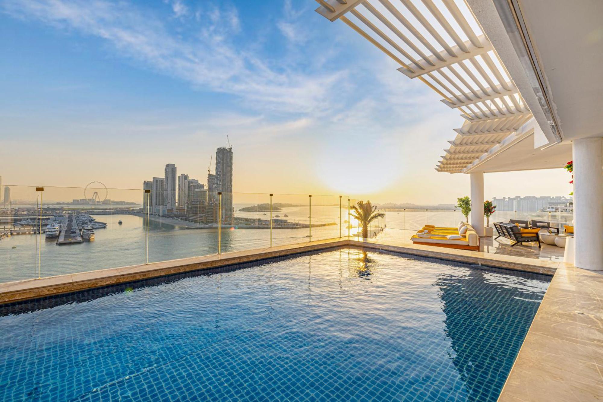 Five Palm Jumeirah 2Br Luxury Penthouse , Full Marina See View With Private Pool Dubái Exterior foto